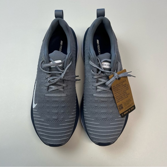 Nike Men’s React x Infinity Run 4 Sneakers Size 12.5 Gray NWT - Picture 2 of 9